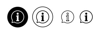 Bilgi işareti ikon vektör illüstrasyonu. İmza ve sembol hakkında. soru işareti simgesi