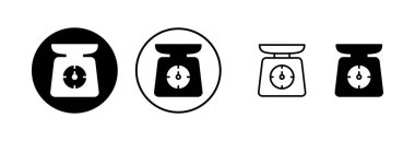 Simge vektör çizimini ölçeklendirir. Ağırlık ölçeği işareti ve simgesi