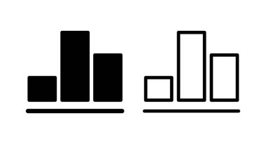 Grafik Simgesi vektör illüstrasyonu büyüyor. Çizelge ve sembol. diyagram simgesi