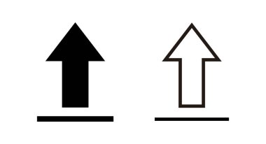Simge vektör illüstrasyonu yükle. veri işareti ve sembolü yükle