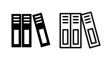 Kütüphane ikonu vektör illüstrasyonu. eğitim işareti ve sembol