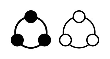 Simge vektör illüstrasyonunu paylaş. İşaret ve sembol paylaşımı