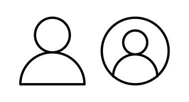 Kullanıcı Simgesi vektör illüstrasyonu. İmza ve sembol. insanlar simgesi. 