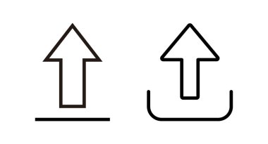 Simge vektör illüstrasyonu yükle. veri işareti ve sembolü yükle