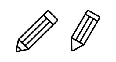 Kalem simgesi vektör illüstrasyonu. Kalem işareti ve sembol. Simge vektörünü düzenle