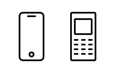 Telefon ikonu vektör illüstrasyonu. Çağrı kodu ve sembol. telefon sembolü