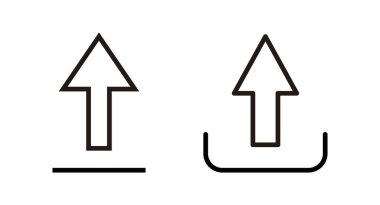 Simge vektör illüstrasyonu yükle. veri işareti ve sembolü yükle