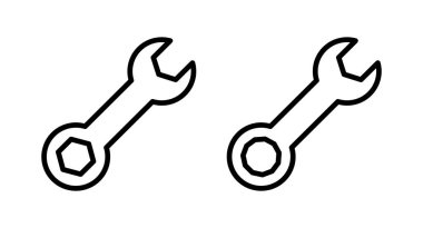 Simge vektör illüstrasyonunu çalıştır. Tamir ikonu. araç işareti ve sembol