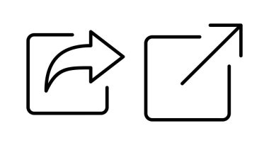 Simge vektör illüstrasyonunu paylaş. İşaret ve sembol paylaşımı