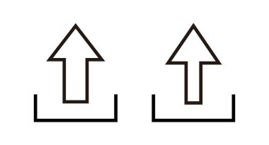 Simge vektör illüstrasyonu yükle. veri işareti ve sembolü yükle