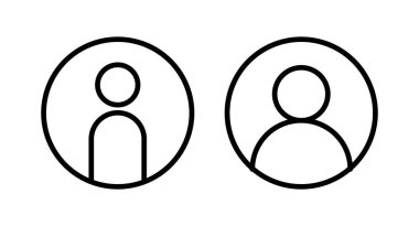 Kullanıcı Simgesi vektör illüstrasyonu. İmza ve sembol. insanlar simgesi. 