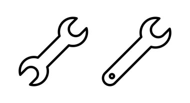 Simge vektör illüstrasyonunu çalıştır. Tamir ikonu. araç işareti ve sembol