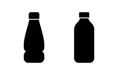 Şişe ikonu vektör illüstrasyonu. şişe işareti ve sembol