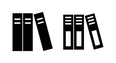 Kütüphane ikonu vektör illüstrasyonu. eğitim işareti ve sembol