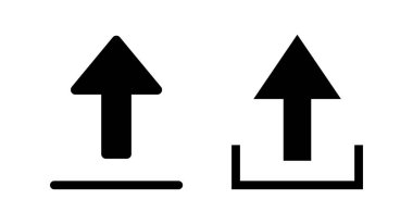 Simge vektör illüstrasyonu yükle. veri işareti ve sembolü yükle