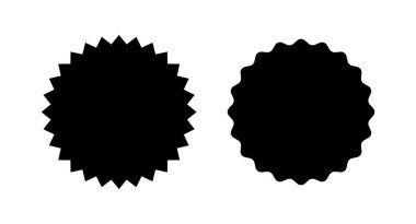 Rozet simgesi vektör çizimi. Ödül ikon vektörü. İşaret ve simgelere ulaş