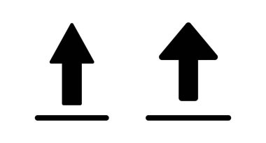 Simge vektör illüstrasyonu yükle. veri işareti ve sembolü yükle