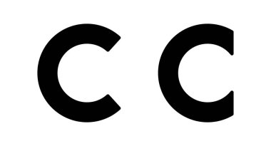 Telif hakkı ikon vektör illüstrasyonu. telif hakkı işareti ve sembol