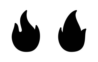 İkon vektör illüstrasyonunu ateşle. ateş işareti ve sembol