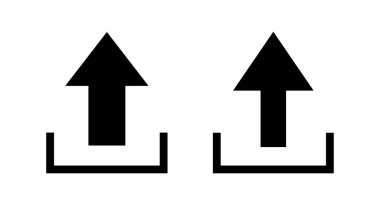 Simge vektör illüstrasyonu yükle. veri işareti ve sembolü yükle
