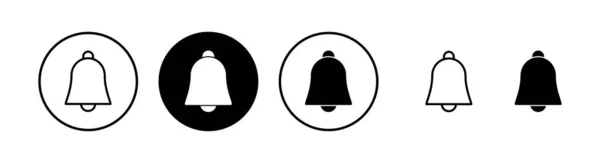 Bell Ikon Vektor Illustration Anmälningsskylt Och Symbol För Webbplatsdesign — Stock vektor