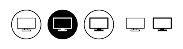 Icon Vector Illustration Television Sign Symbol — Stock Vector