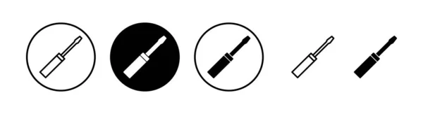 Screwdriver Icon Vector Illustration Tools Sign Symbol — Stock Vector