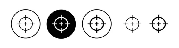 Ziel Symbol Vektor Illustration Torsymbolvektor Zeichen Und Symbol Für Zielgerichtetes — Stockvektor