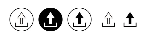Вивантажити Іконку Векторні Ілюстрації Завантажити Знак Даних Символ — стоковий вектор
