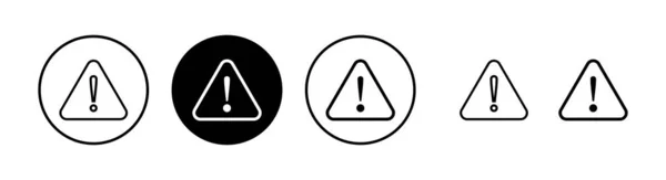 Восклицательный Знак Опасности Иллюстрации Знак Внимания Символ Предупреждающий Знак Опасности — стоковый вектор