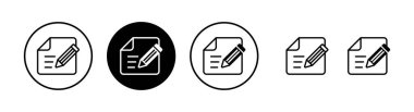Note icon vector illustration. notepad sign and symbol