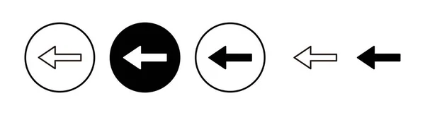 Icône Flèche Illustration Vectorielle Signe Fléché Symbole Pour Conception Web — Image vectorielle