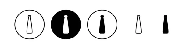 Illustration Vectorielle Icône Bouteille Signe Symbole Bouteille — Image vectorielle
