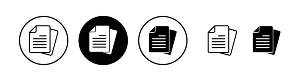 文档图标向量说明 纸牌和符号 文件Icon — 图库矢量图片