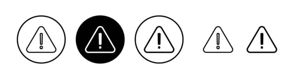 Ілюстрація Знаку Небезпеки Екзаменації Знак Уваги Символ Попередження Про Небезпеку — стоковий вектор