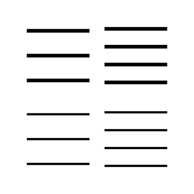 Menü Simgesi vektör illüstrasyonu. Web menü işareti ve sembol. Hamburger menüsü sembolü