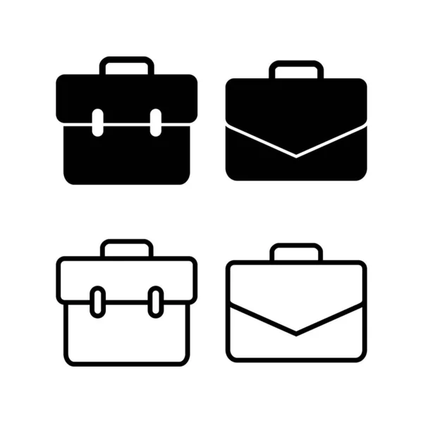 Illustration Vectorielle Icône Porte Documents Signe Symbole Valise Symbole Bagage — Image vectorielle