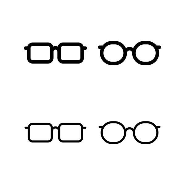 Окуляри Значок Векторні Ілюстрації Окуляри Знак Символ — стоковий вектор