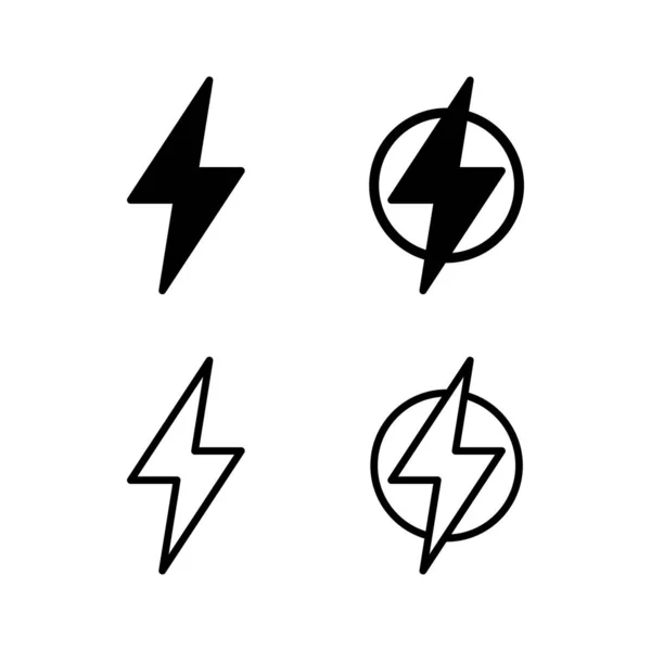 stock vector Lightning icon vector illustration. electric sign and symbol. power icon. energy sign