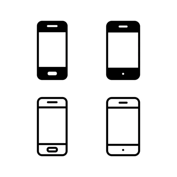 Піктограма Телефону Векторна Ілюстрація Виклик Знака Символу Символ Телефону — стоковий вектор