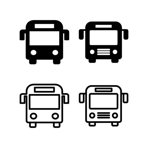 Bus Icon Vector Illustration Bus Sign Symbol Transport Symbol — Stock Vector