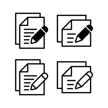 Note icon vector illustration. notepad sign and symbol