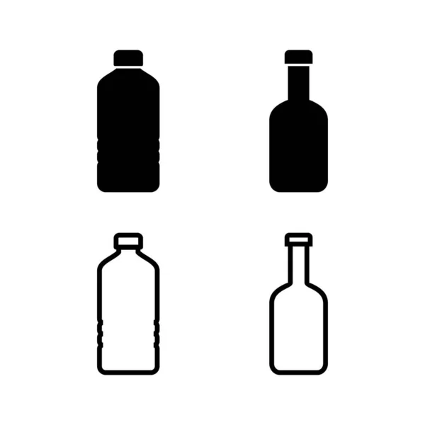 Illustration Des Flaschensymbol Vektors Flaschenschild Und Symbol — Stockvektor