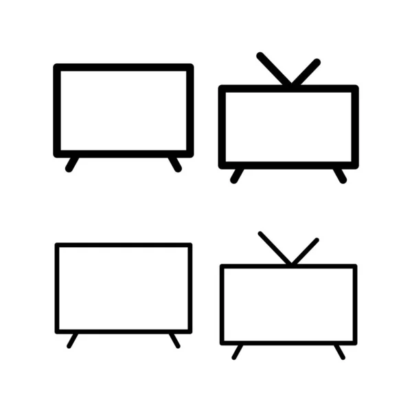 Icon Vector Illustration Television Sign Symbol — Stock Vector