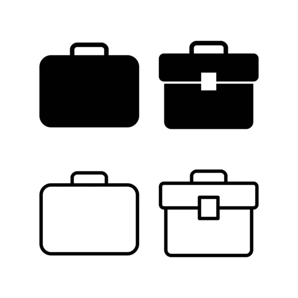 Briefcase Icon Vector Illustration Suitcase Sign Symbol Luggage Symbol — Stock Vector