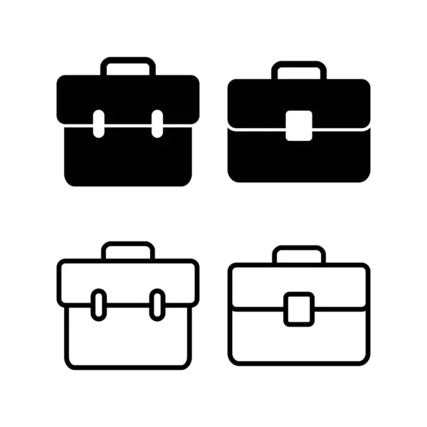 stock vector Briefcase icon vector illustration. suitcase sign and symbol. luggage symbol.