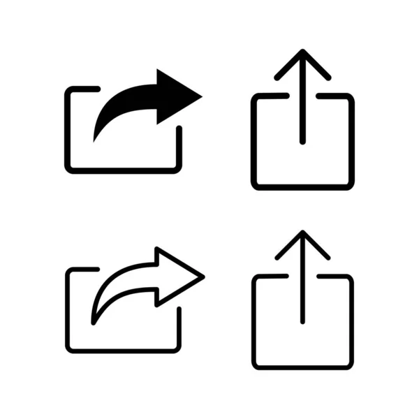 アイコンベクトルのイラストを共有 記号とシンボルの共有 — ストックベクタ