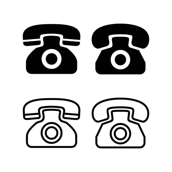 Векторная Иллюстрация Значка Телефона Телефонный Знак Символ — стоковый вектор