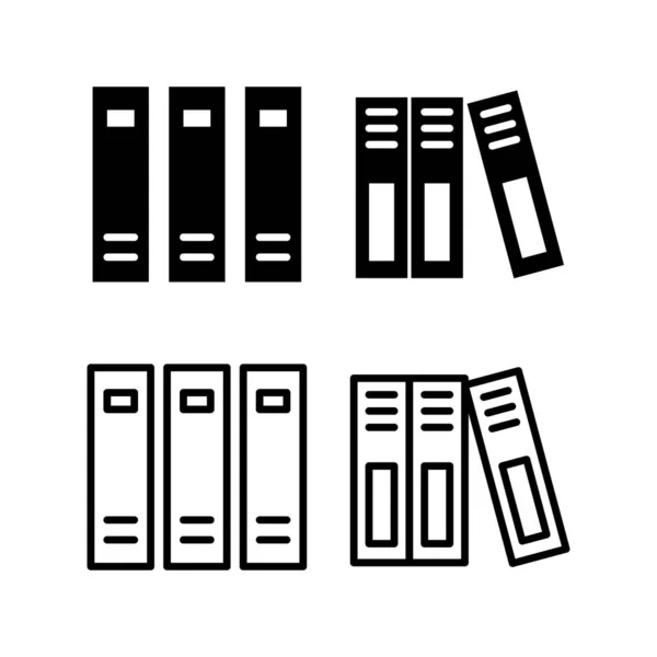 Εικονίδιο Βιβλιοθήκης Διανυσματική Εικόνα Εκπαιδευτικό Σήμα Και Σύμβολο — Διανυσματικό Αρχείο
