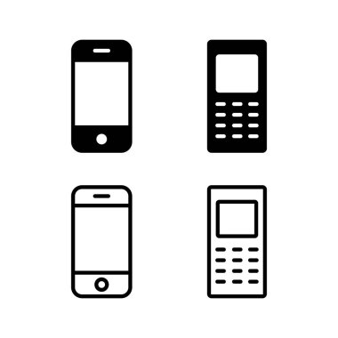 Telefon ikonu vektör illüstrasyonu. Çağrı kodu ve sembol. telefon sembolü